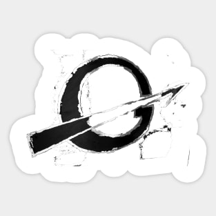 Zero G Afterburn B/W Sticker